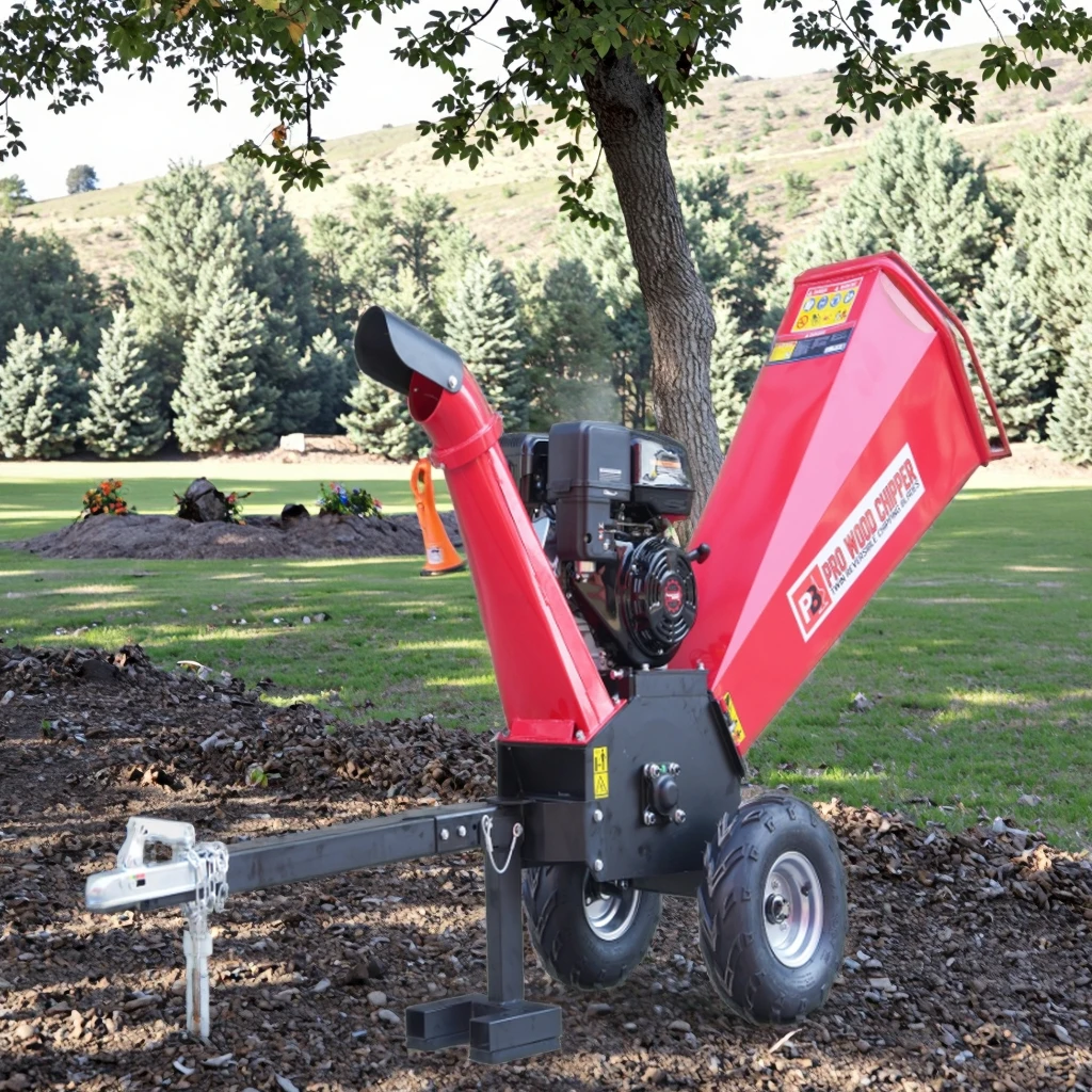 

2025Farm Landscape Forestry Machinery Professional Wood Crusher 15hp Garden Diesel Wood Shredder Chipper