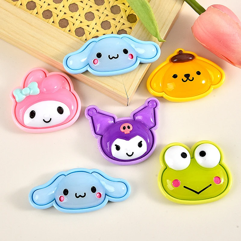 Sanrio Mini Luminous Coulomi My Melody Resin Flatback Cabochons For Diy Jewelry Making Cartoon Handmade Crafts Materials