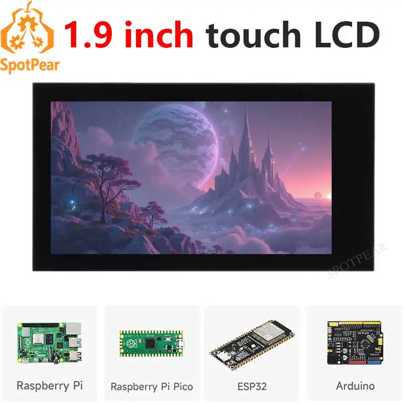 

ESP32 1,9-дюймовый емкостный сенсорный ЖК-экран 1,9-дюймовый дисплей ST7789 170x320 для Arduino/Raspberry Pi/Pico