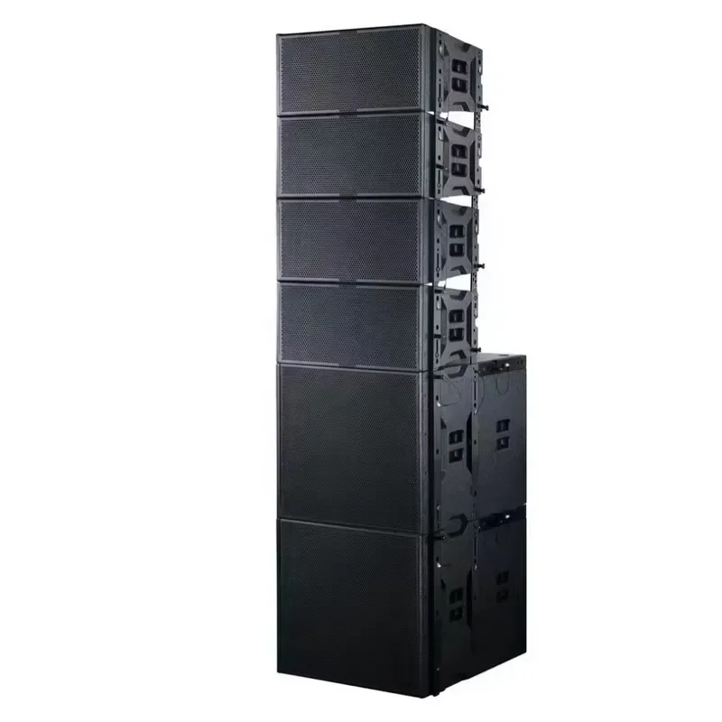 Professional Large Outdoor Stage Performance Sound Equipment 8 Inch/10 Inch Active Line Array System Double 8ohm