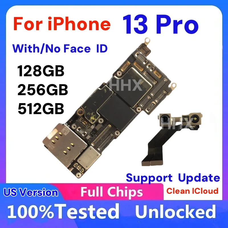 100%Unlocked Motherboard For iPhone 13 Pro Max Support Update