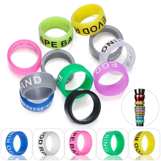 Fishing Gear Web Sit silicone Fishing Rod Handle Protectors 10pcs 13mm Anti slip Rings