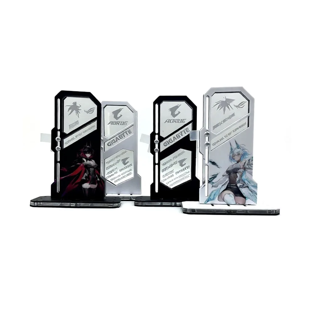 Picture 3: Newest 5090 ARGB GPU Holder DIY Computer Gamer Cabinet 5080 Vertical VGA Bracket Support 5V 3pin AURA Sync 4090