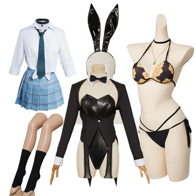 Kitagawa Marin-Bikini para Cosplay, traje de baño JK, uniforme, disfraz de conejita, mono, diadema de cola, traje de Carnaval de Halloween