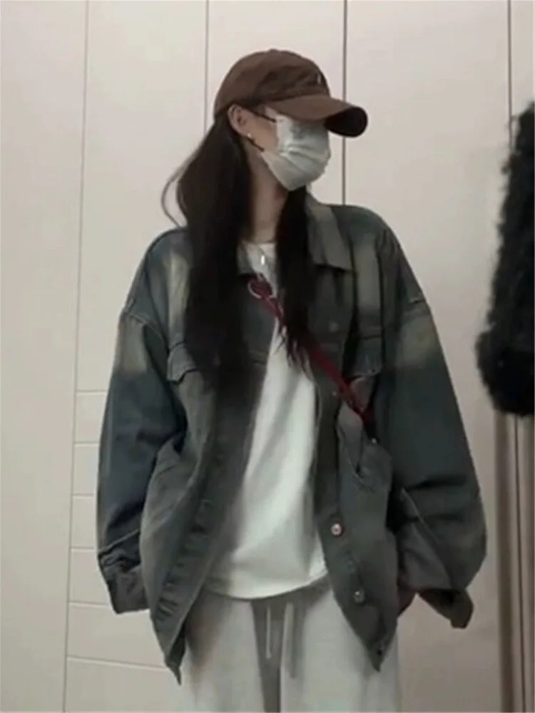 

Замшевые женские куртки-бомберы, осенне-зимнее пальто, женское пальто в западном стиле с длинными рукавами и пуговицами, передний карман, чистое простое базовое женское пальто