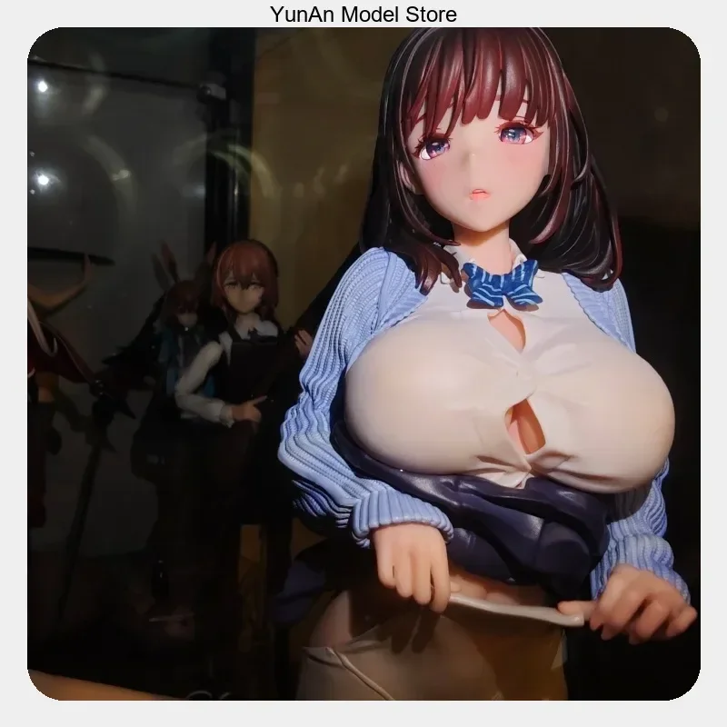 Original 27.5cm 1/6 Scale Bathroom Sister with Tracking Eye & Temperature-Sensitive Paint Anime Figure Model Statue Collection