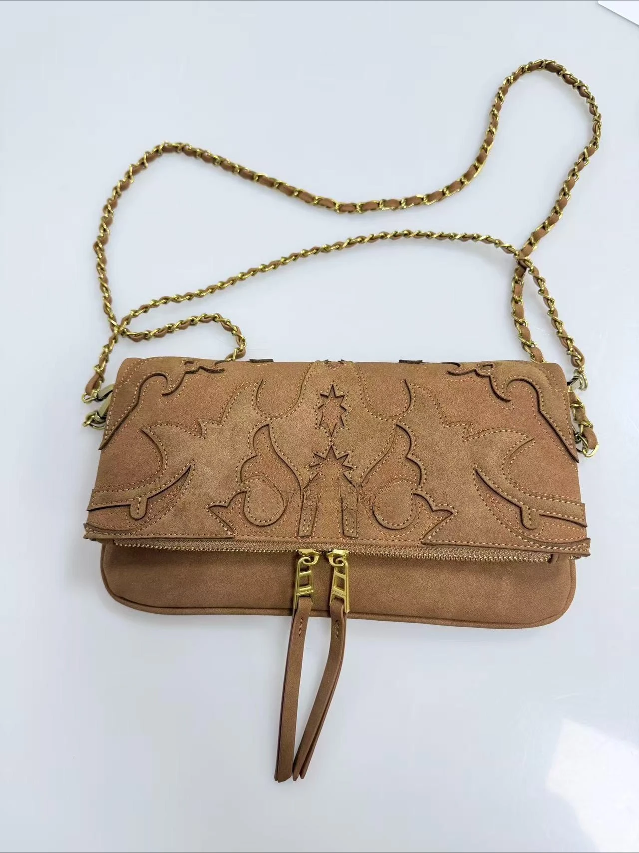 

2026 ZV New Chain Single Shoulder Fashion Messenger Women's Bag Wings Versatile Women's Bag High Quality Envelope Bag