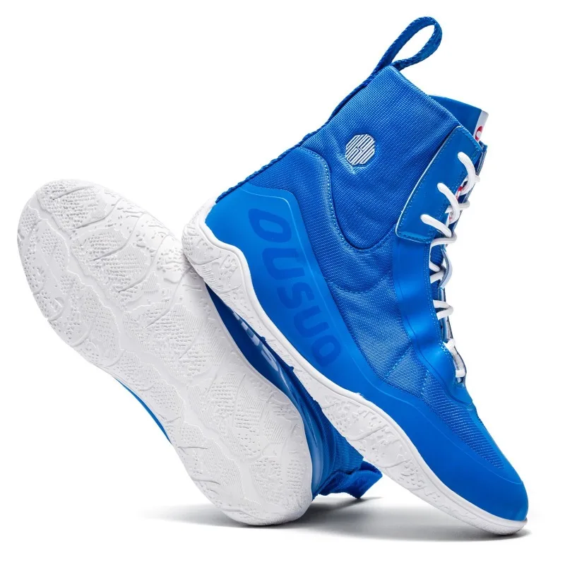 

Professional Wrestling Shoes Men Black Blue Boxing Shoes for Mens Competition Sport Gym Training Shoe Brand Fighting Shoes
