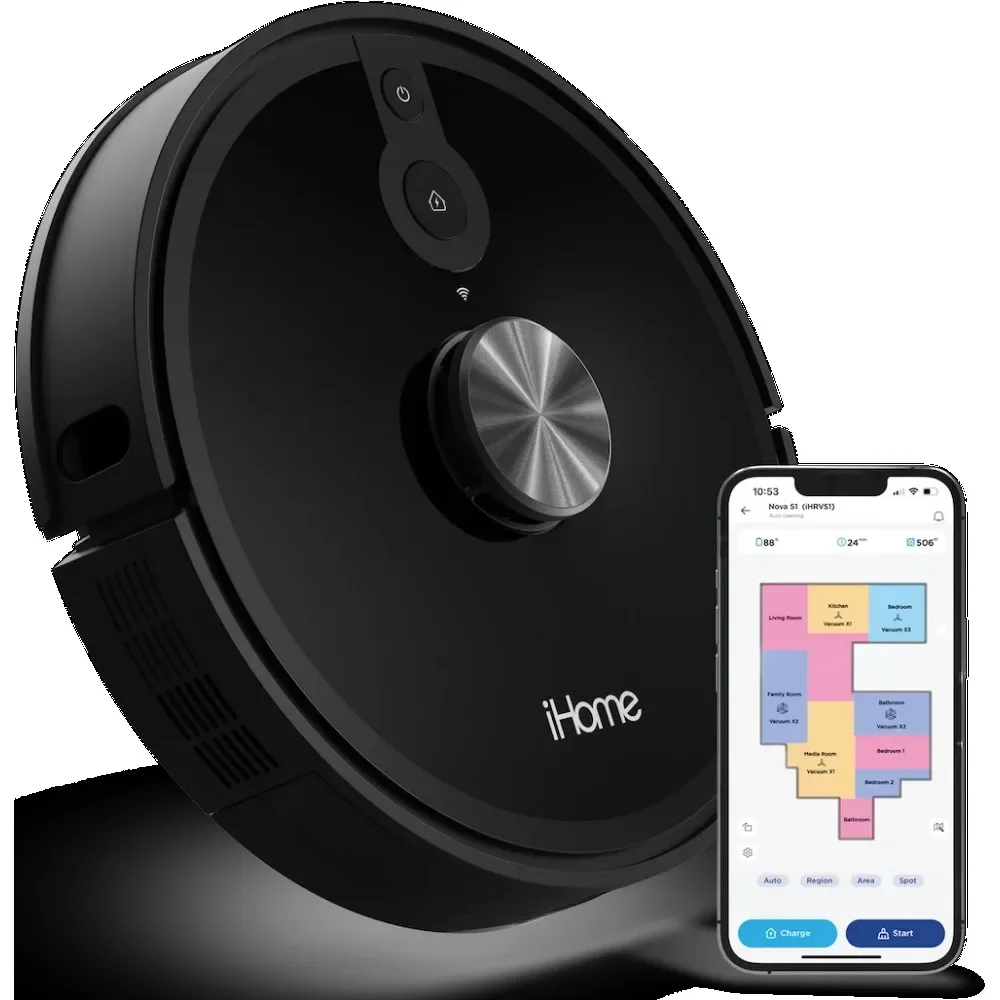 S1 Robot Vacuum with LIDAR Navigation, 150 Min Runtime, 2700pa Suction, New