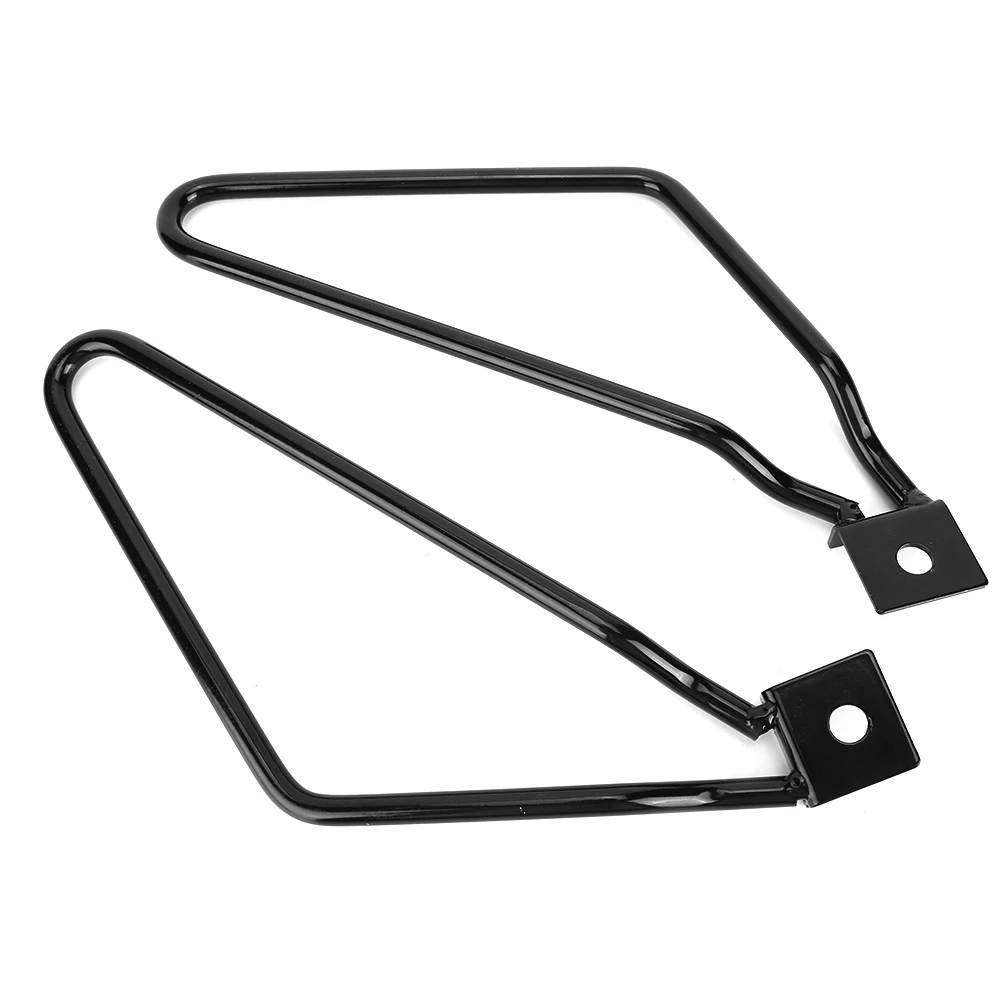 Universal Motorcycle Iron Saddlebag Mount Brackets Support Accessories