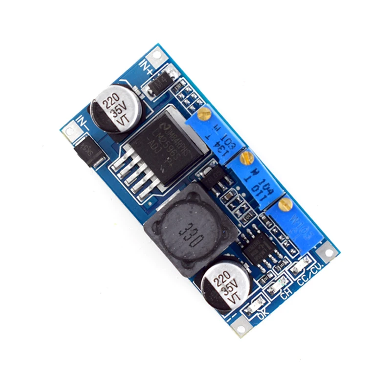 LM2596 DC-DC 3A Adjustable Step-down Module LM2596 Constant Current Voltage Regulator High Efficiency Low Heat