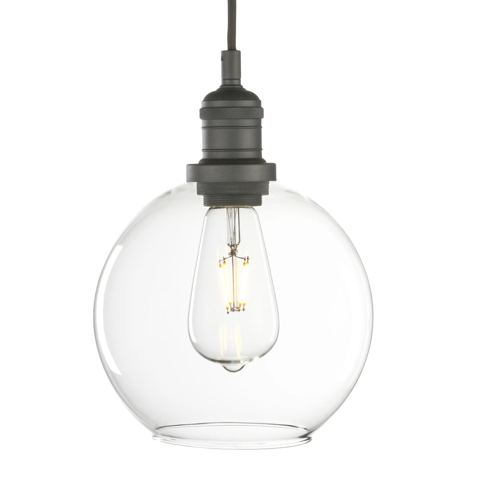 luz pendente industrial phansthy vintage luz de teto retro sombra de vidro transparente luz suspensa lampada de decoracao globo 20cm 01