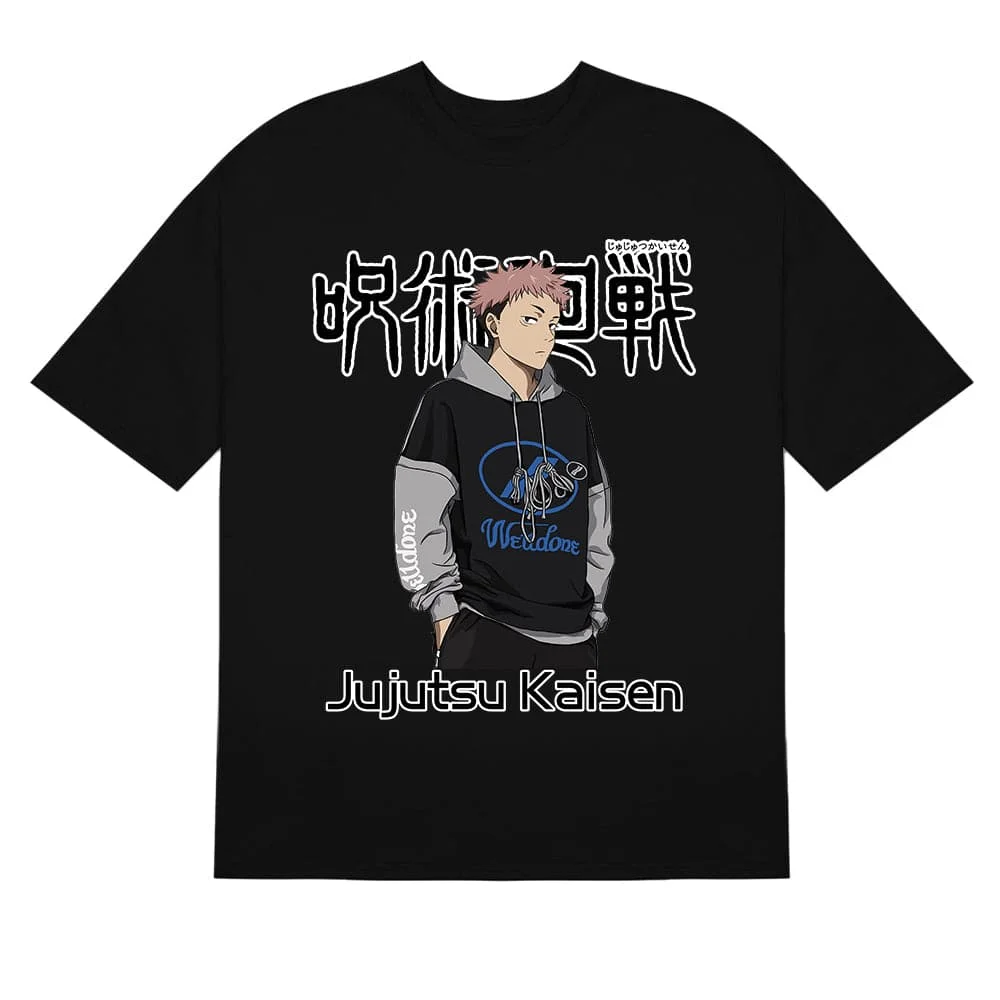 Itadori Yuji Jujutsu Kaisen T-Shirt - Stylish Hoodie Design