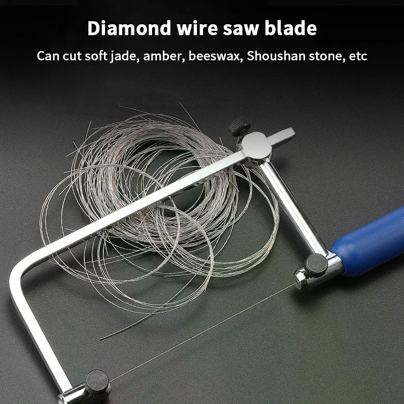 1M Cutting Wire Saw Jade Metal Ceramic Cutting Supplies Hand Saw  Diameter 0.1mm-0.5mm Professional Hand Tools