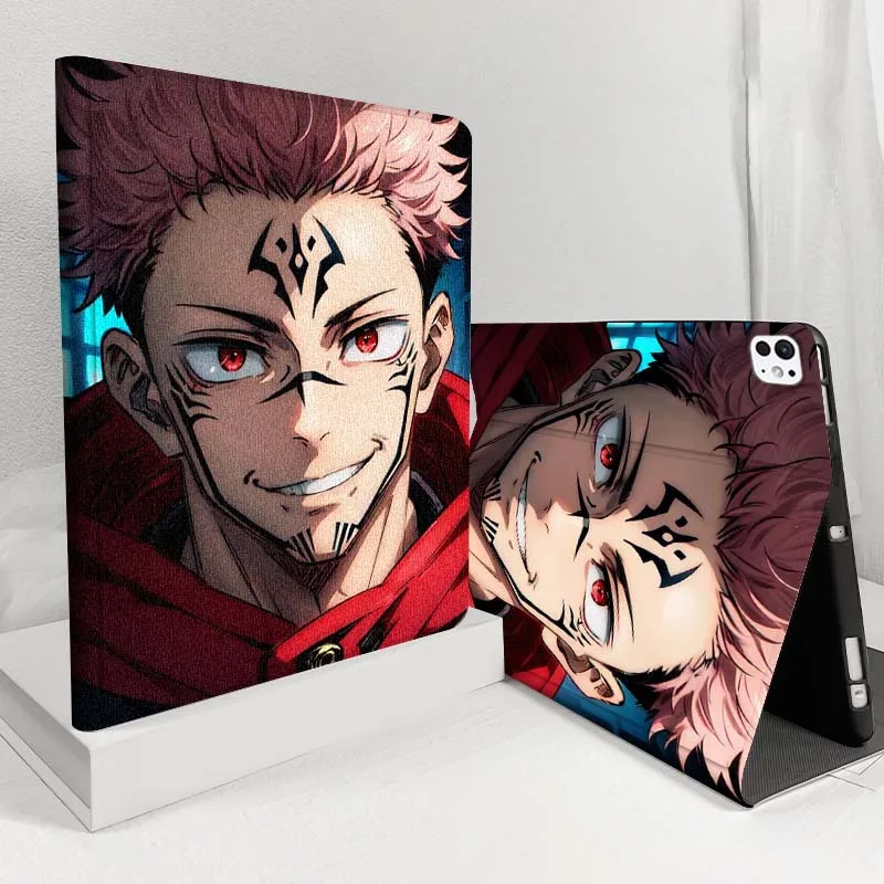 

Gojo red energy hole For iPad Pro Air 5 4 3 13 11 8 7 6 5 10th 7th 6th 10.5 12.9 10.9 Tablet Case