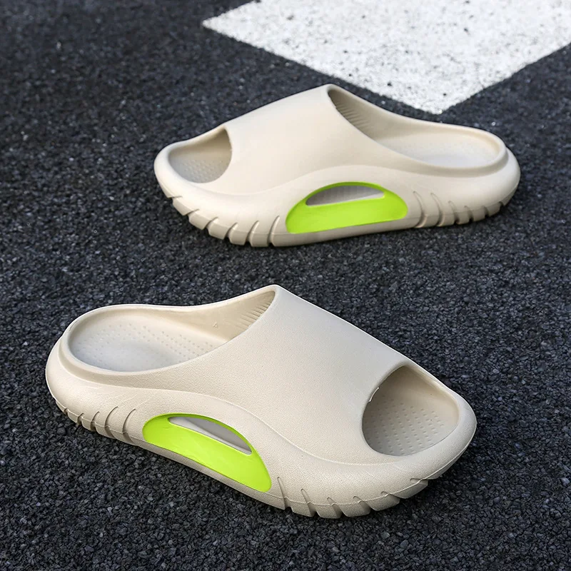 Sandales compensées d'été pour hommes Comwarm avec semelle EVA, confortables pour la plage, le bain et les activités de plein air_voghion.com