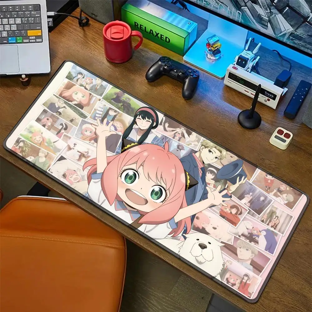 

Anime Spy X Family Anya Mouse Pad Rubber Mat Laptop Xxl Mousepad Notebook Gamer Computer Table Gaming Accessories
