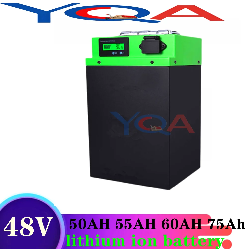 48V lithium ion battery 50AH 55AH 60AH 75Ah with BMS for electric help vehicle Motorcycle Pedal car Wheelchair Golf ball car