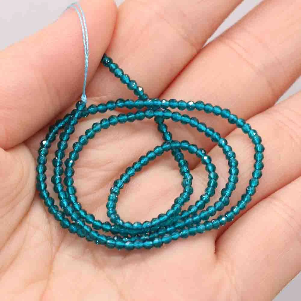 1 Stück natürliche Spinell-Perlen, 2–3 mm, facettierte lose Perlen, natürliche Stein-Abstandshalter-Perlen für die Herstellung von DIY-Armbändern, Halsketten und Schmuck. – Detail 21