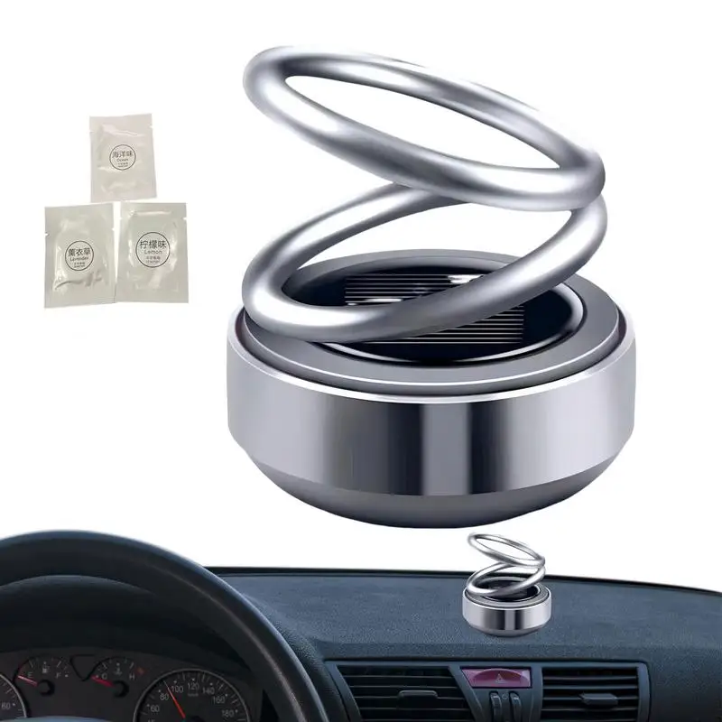 Car aromatherapy decoration solar rotating Air freshener dou
