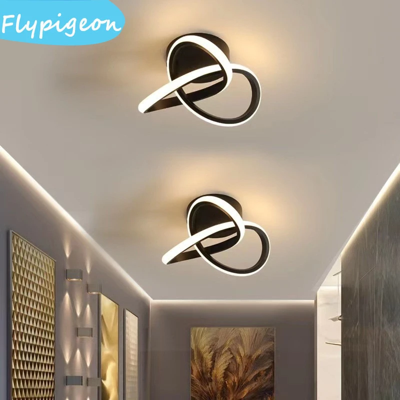 

3 Color LED Aisle Ceiling Light Surface Mounted Modern For Bedroom Living Room Corridor Home Lighting AC90 260V Decor