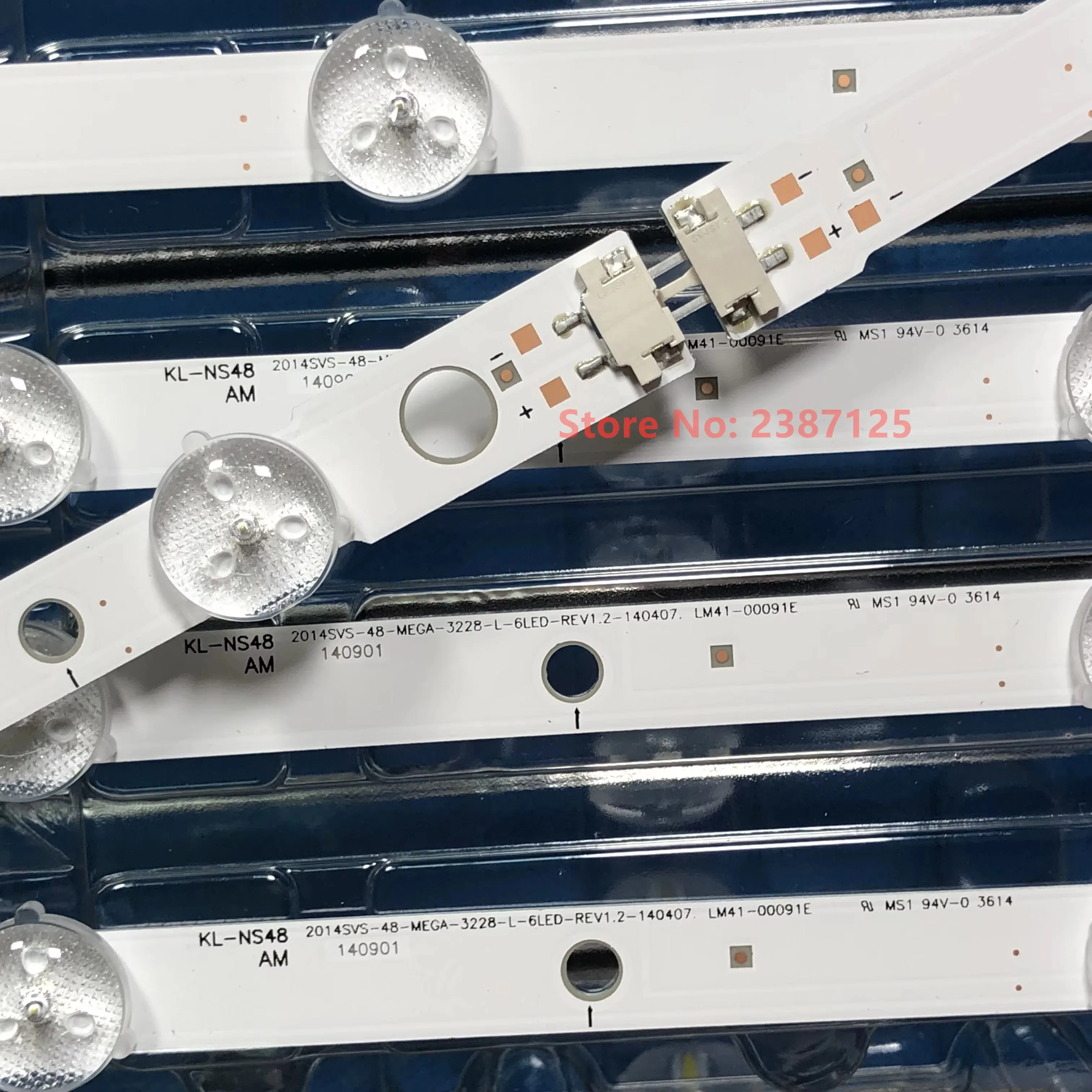 8pcs LED Strip DMGE-480SMA LM41-00090Z LM41-00091E BN96-32769A BN96-32770A HG48AC460KJ Un48h4200 Un48h4203 UN48J5200 UA48H4288