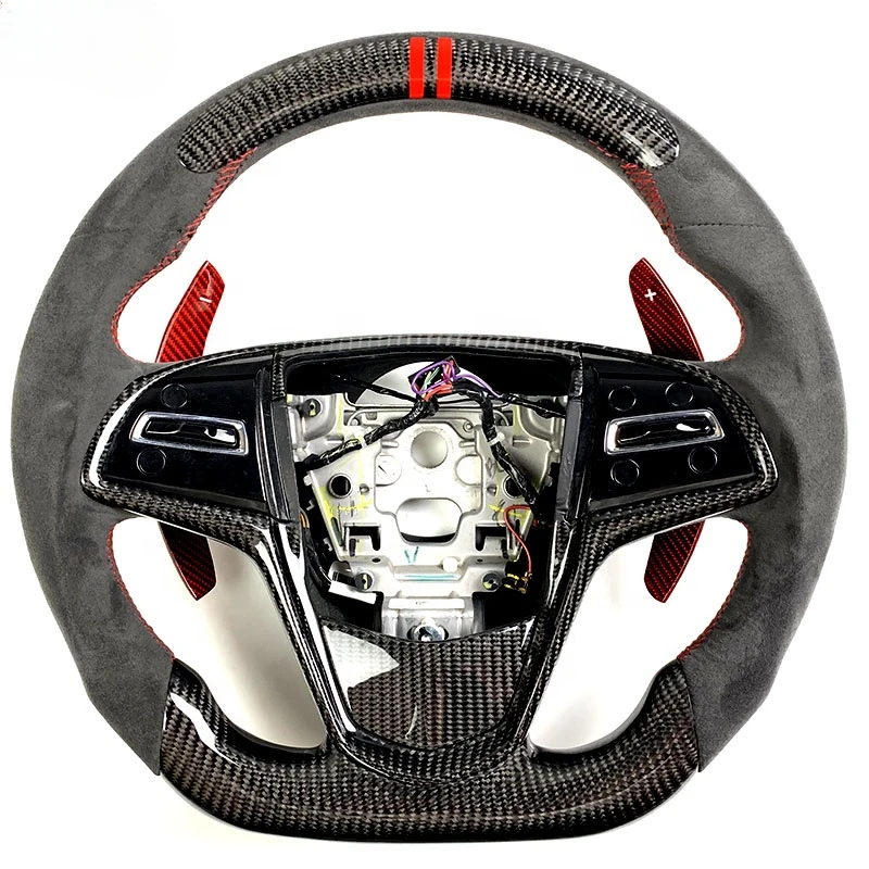 

HOT SALE for Cadillacs carbon steering wheel ATS XTS CT4 CT5 CT6 XT4 XT5 XT6 Steering wheel can customized