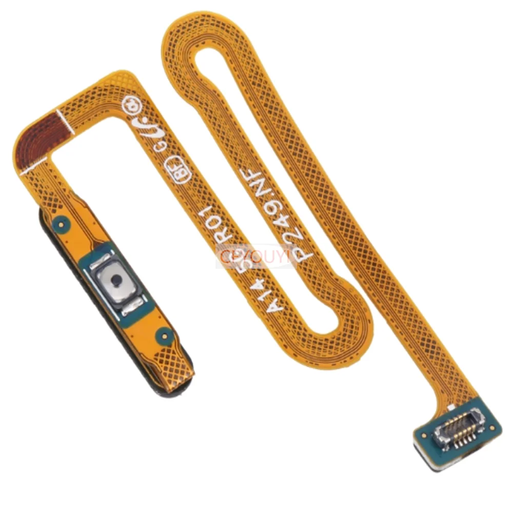 For Samsung Galaxy A14 5G A146 SM-A146B Power Button Flex Cable Side Key Switch ON OFF Fingerprint Sensor Flex Cable