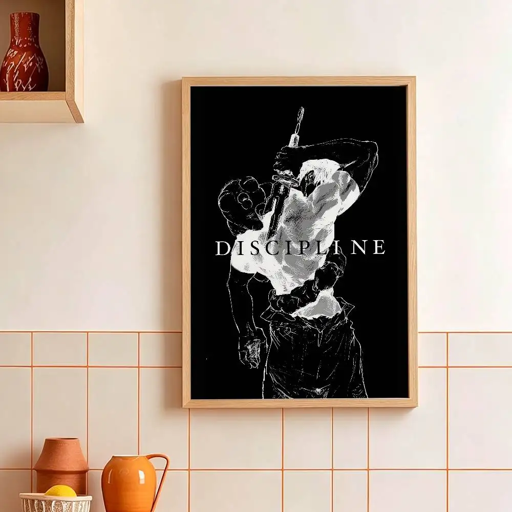 Jujutsu-K T-Toji F-Fushiguro Poster HD Self Adhesive Waterproof Wall Art Ideal for Home Office Dorm Gift Customizable
