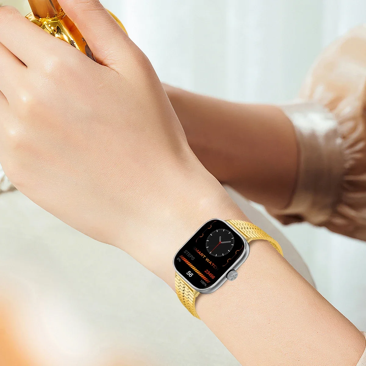Edelstahlarmband für Redmi Watch 6 5 4 Metall-Ersatzarmband für Xiaomi MiBand 10/9/8 Pro Correa Band – Detail 17