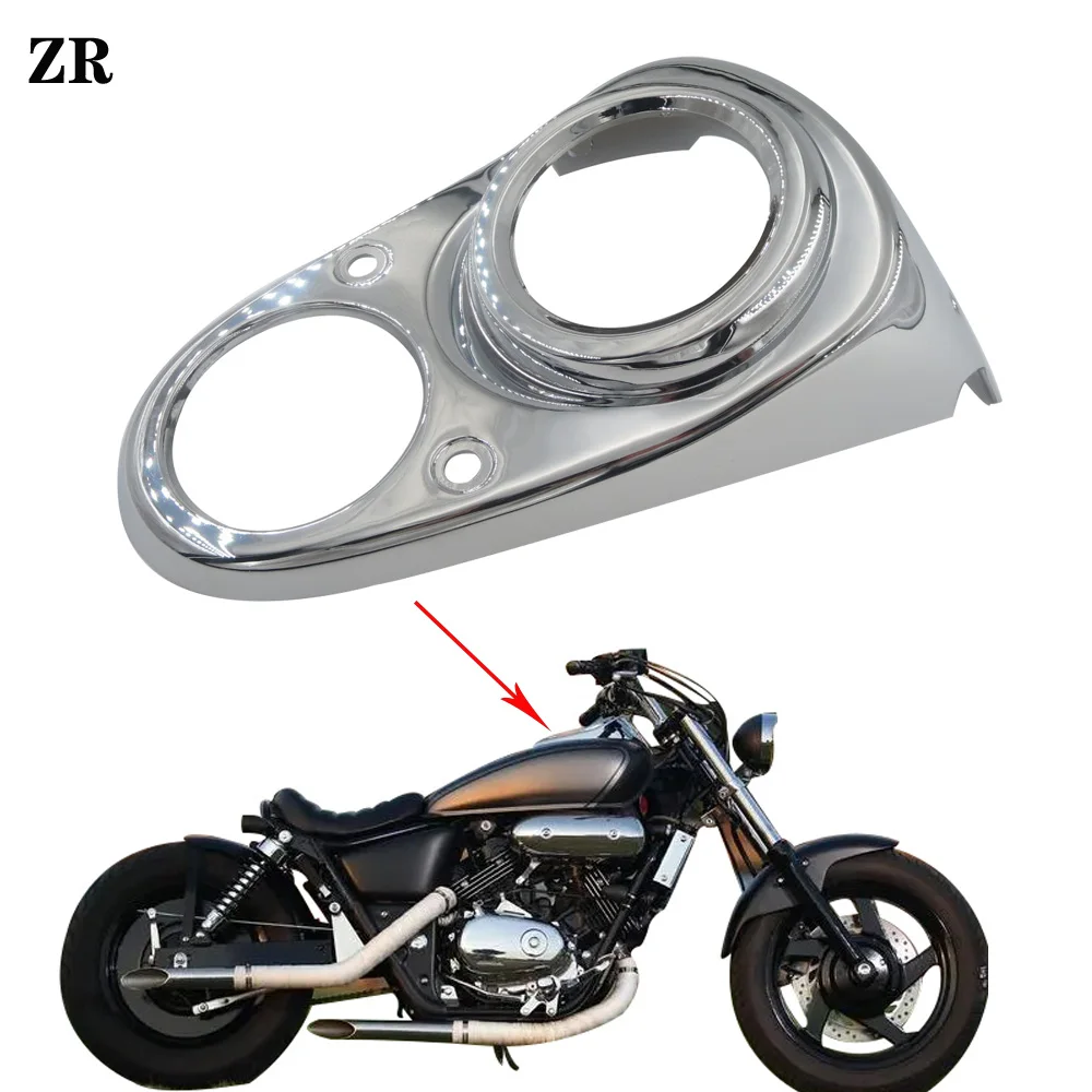 Motorcycle ABS Chrome Speedometer Tachometer Meter Case Gauge Cover Instrument shell For Honda VF250 Magna 250