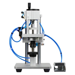 Pneumatic Bottle Taping Machine Capping Machine Mouth Grabbing Machine Nozzle Aluminum Cap Solvent Cap Locking Machine