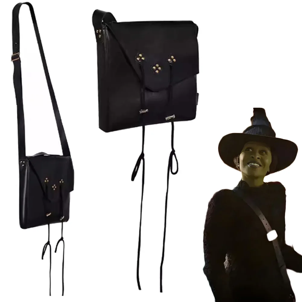 

Сумка на плечо Fantasia Elphaba 2024, фильм Wiked, косплей, аксессуары для костюмов Disfraz, женский фэнтезийный карнавальный реквизит на Хэллоуин, подарки