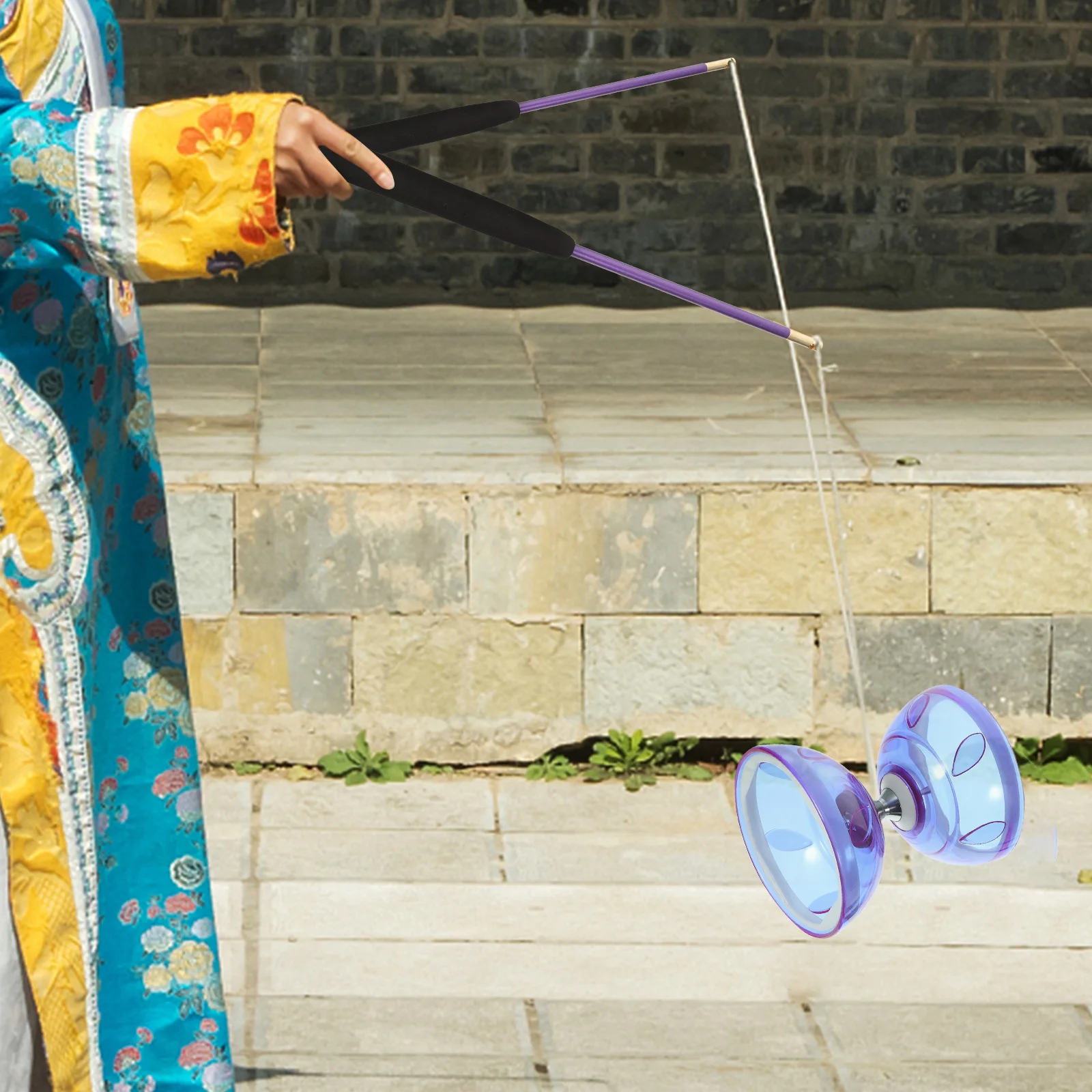 

1 Set Kid's Diabolo Plaything Chinese Yo-yo Juggling Toy for Fitness (Purple) Juggling Diabolo Plastic Diabolo