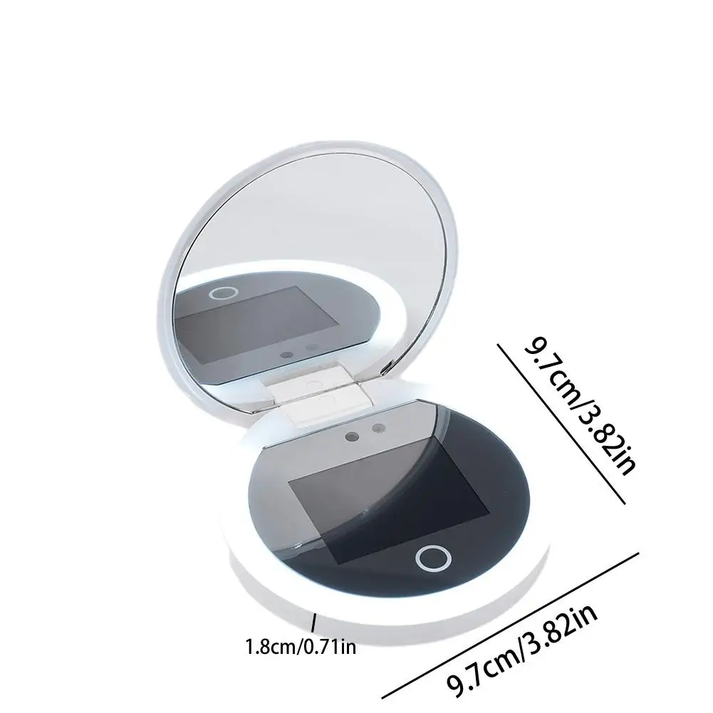 Imagem -06 - Câmera Inteligente do Teste do Protetor Solar uv Espelho de Maquiagem com Luz Espelho Recarregável Portátil