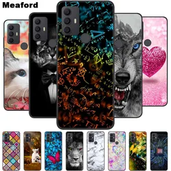 For TCL 30 SE Case 305 306 Soft Silicone Cool Cartoon coque For TCL 306 305 Back Cover Para TCL 30SE Cases Fashion TPU Fundas