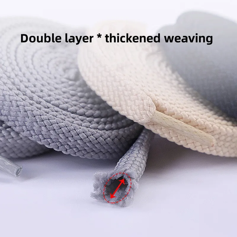 1Pair NB Thickened Classic Shoelaces for Sneakers Flat Shoelace Casual Sports Laces Basketball Shoes Strings 100/120/140/160CM image 3