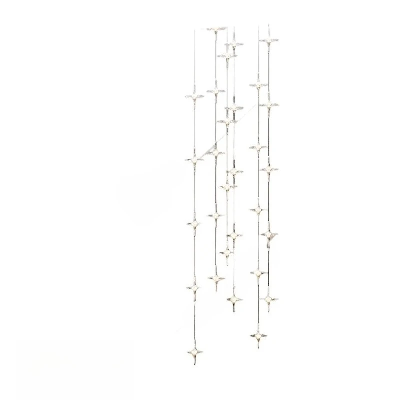

Postmodern high-end star living room bedroom bedside chandelier light luxury designer corridor dining