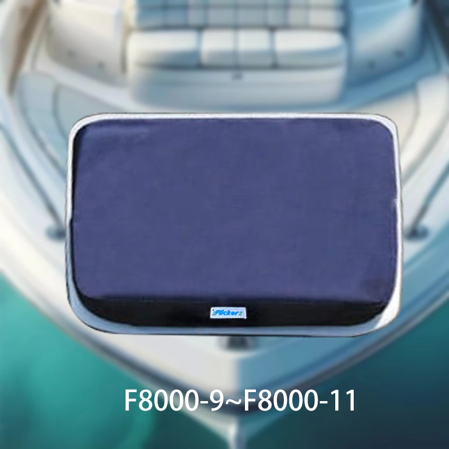 Flicker Blue Boat Hatch Cover, Waterproof UV Resistant Marine Hatch Protector, Wear-Resistant Drawstring Closure