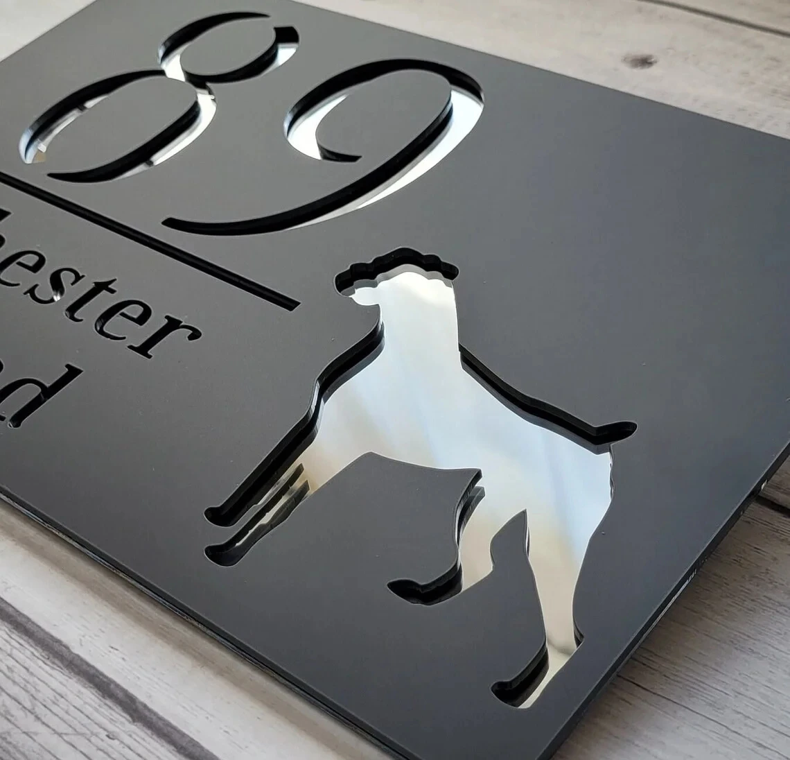 Personalized Laser Cut Acrylic House Number Sign Modern Nordic Outdoor Wall Plaque Home Hotel and Artistic Decorative Display