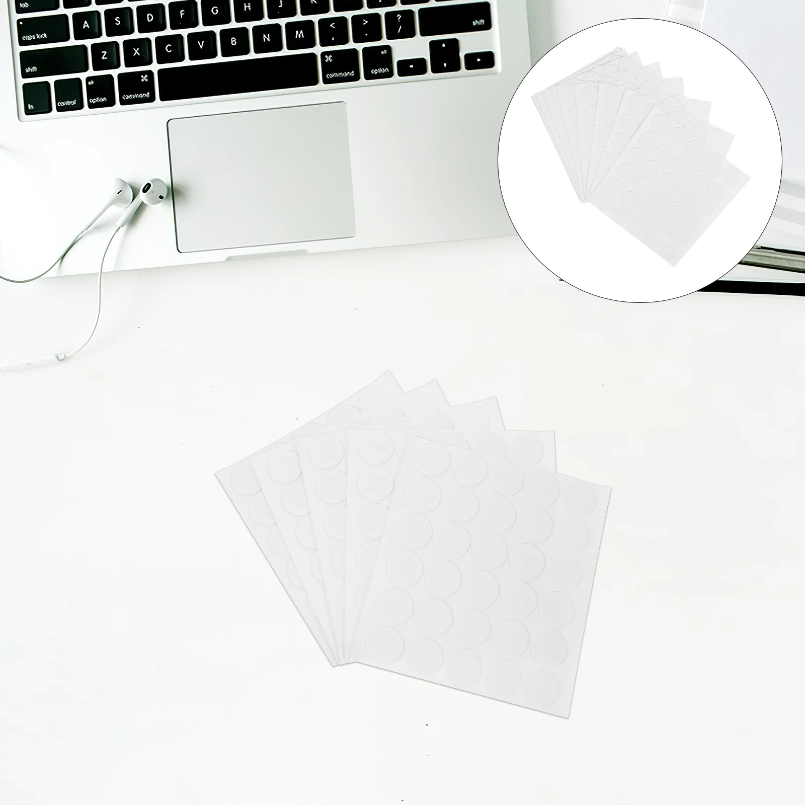 

10 Sheets Transparent Adhesive Dots Strong Hold Removable Wall Stickers For Posters Decorations Office Supplies Double Sided