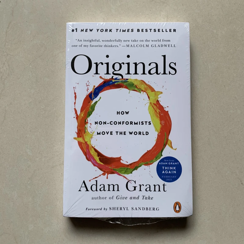 Originals By Adam Grant How Non-Conformists Move The World Paperback Novel In English New York Times Bestseller