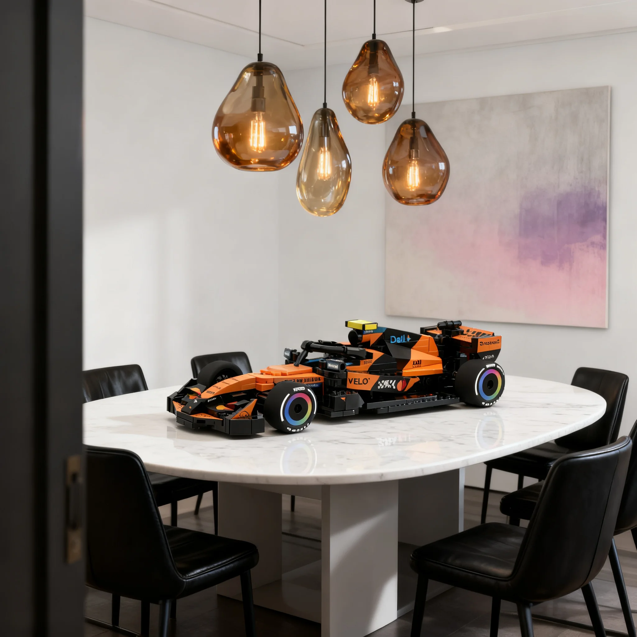 256-個-moc-f1-マクラーレン-mcl40-シティチャンピオンズモデルビルディングブロックおもちゃ建築クリスマスギフトアイデア教育レンガ子供