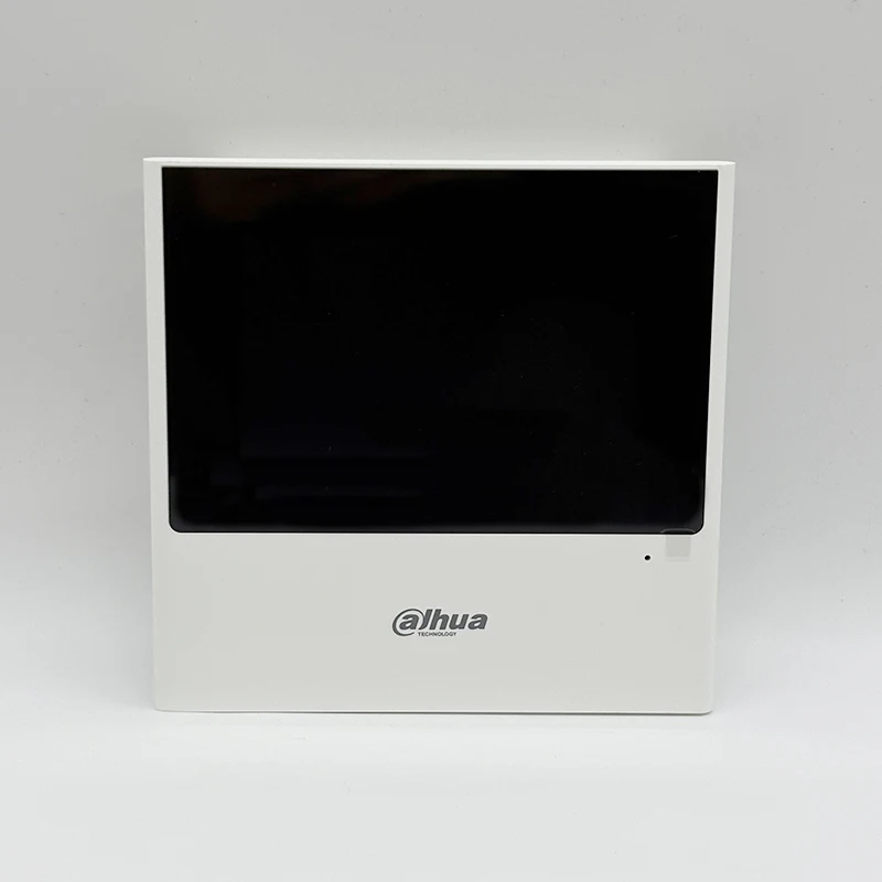 شاشة Dahua 4.3 بوصة TFT IP & Wi-Fi داخلية VTH2611L-WP تدعم التحكم في الباب والمصعد PoE اتصال داخلي عبر الفيديو للمنزل الذكي