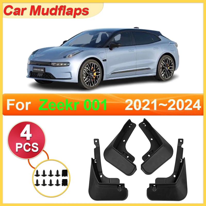 

Car Mudguards Parts For Zeekr 001 2021 2022 2023 2024 Mudflap Tool Splash Proof Fender Car Flare Cover Guard Auto Mud Accessorie