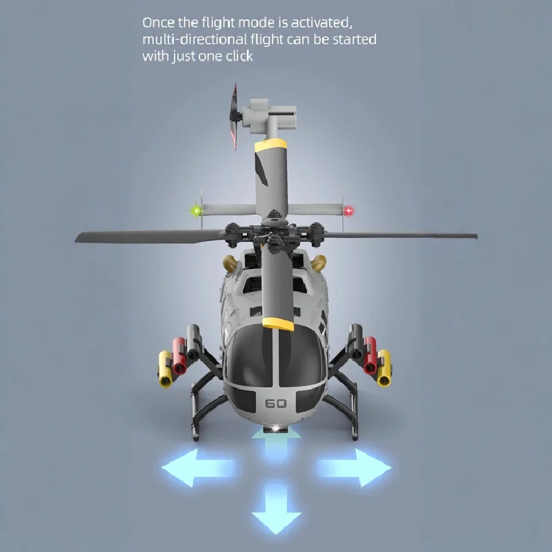 JJRC Borstelloze Gimbal Flow RC Helikopter Volwassen Stuntspeelgoed met rolfunctie met één knop Afstandsbediening Simulatievliegtuig
