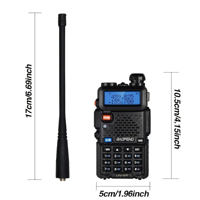 UV-5R 8W wysokiej mocy walkie-talkie 8W Radio UV5R dwuzakresowy Transceiver 5-10KM Walkie Talkie walkie-talkie USB