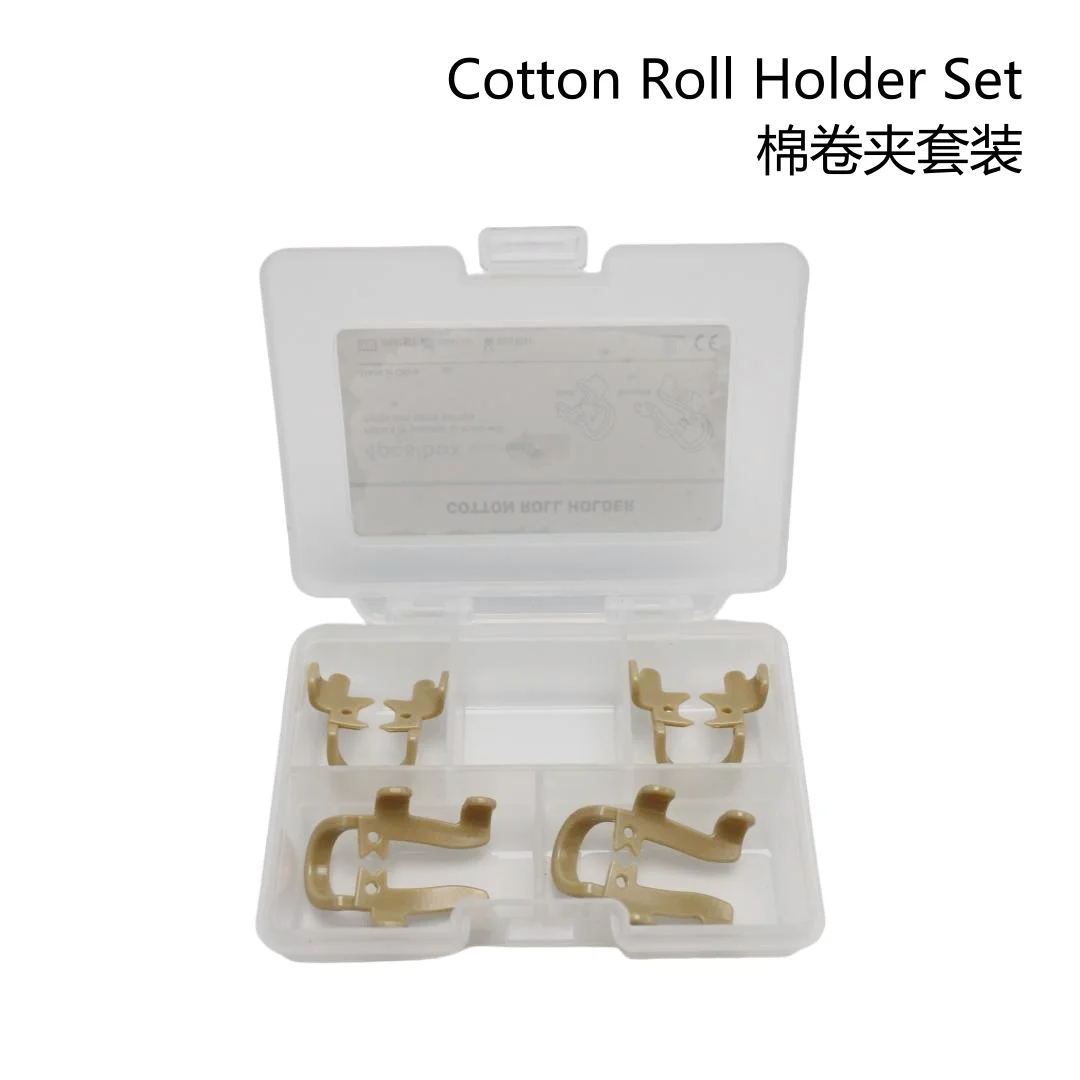 HRRS Dental Cotton Roll Holder Molar Premolar Hemostatic Clamps Moisture Isolation