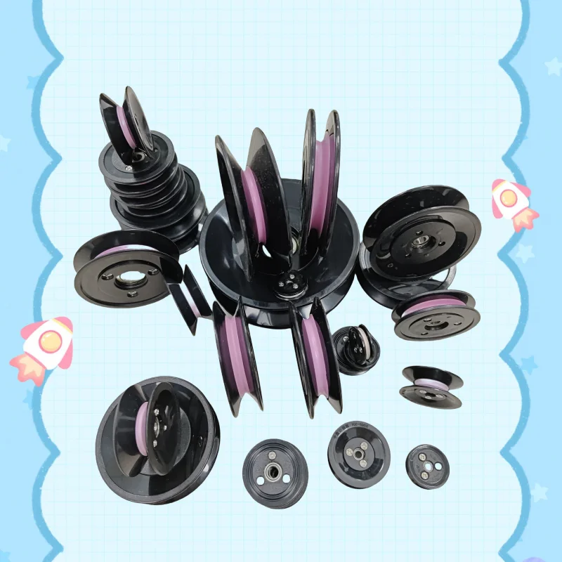 

5Pcs 1008 1009 1010 sliding bearings with U/V-shaped wire rope pulley combination guide roller