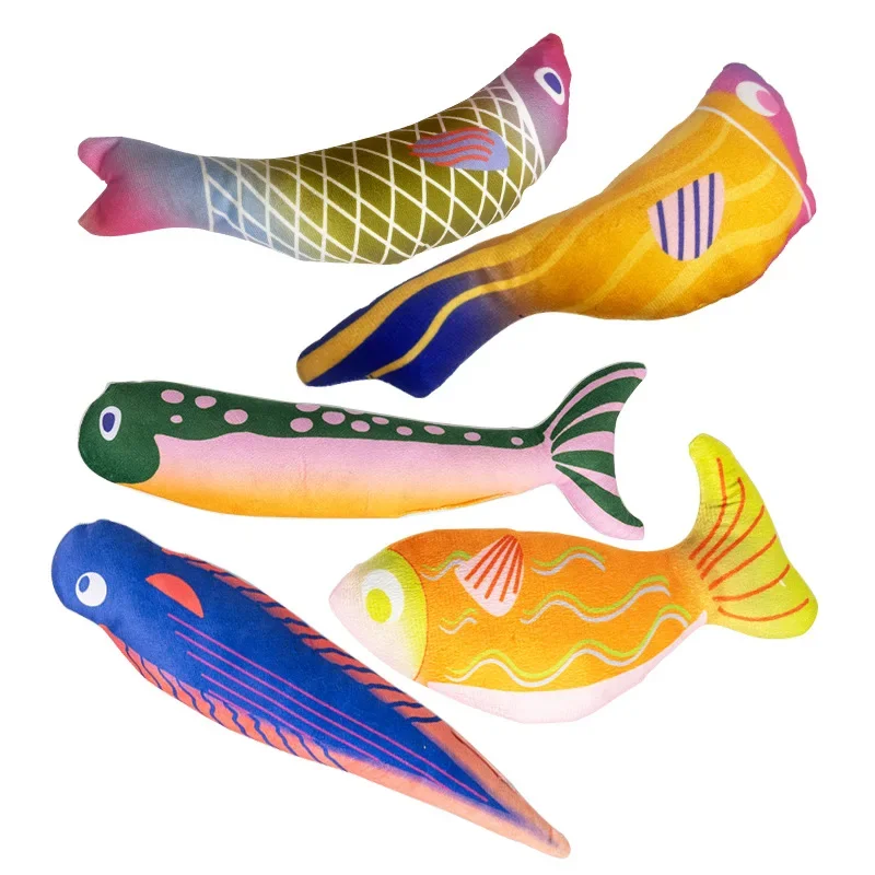 Cat Wave Point Fish Jumping Fish Simulation Cat Mint Hi Play Pet Toys